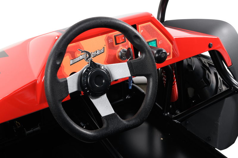 Go-kart dash and controls
